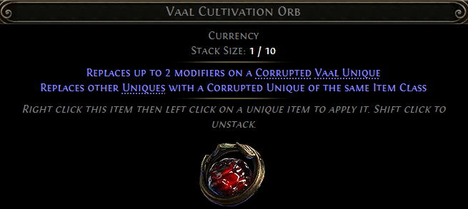 Vaal Cultivation Orb